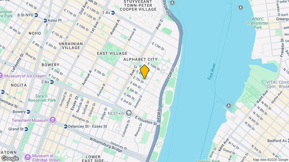 277 E 7th St Map and Location Details