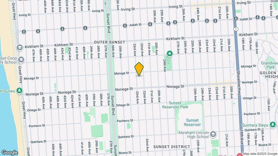 1730 33rd Ave Map and Location Details