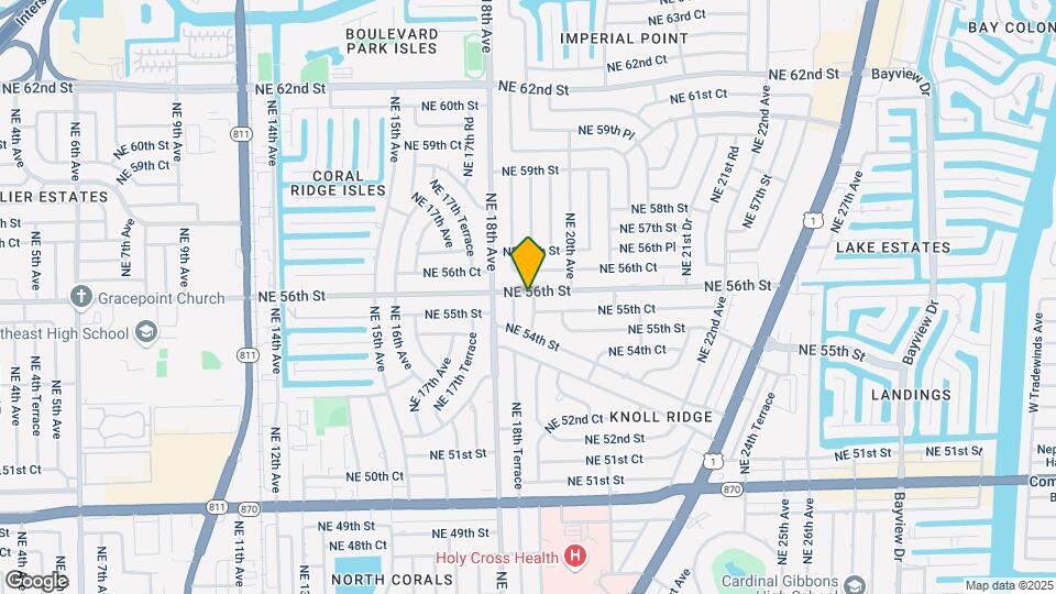 1830 NE 56th St Map and Location Details