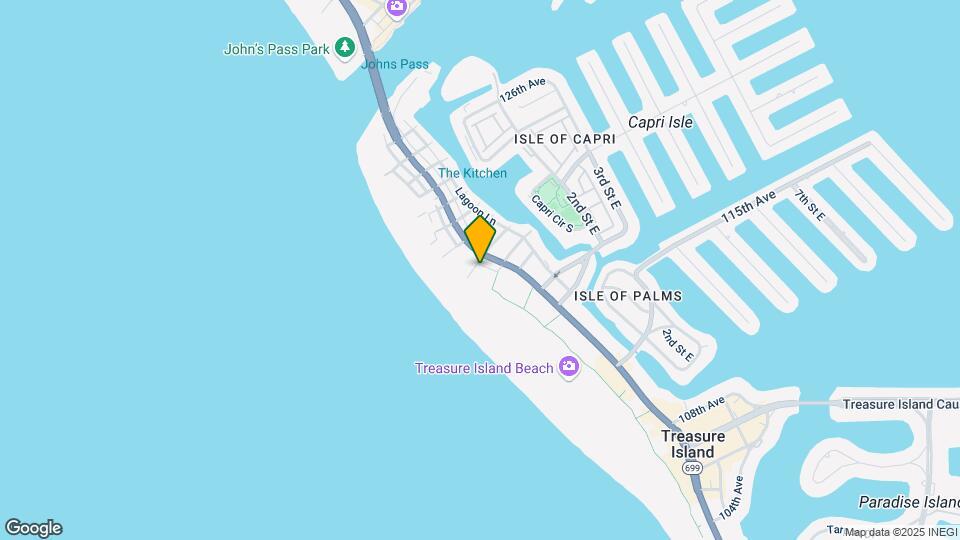 Treasure Island Beach Estate Map and Location Details