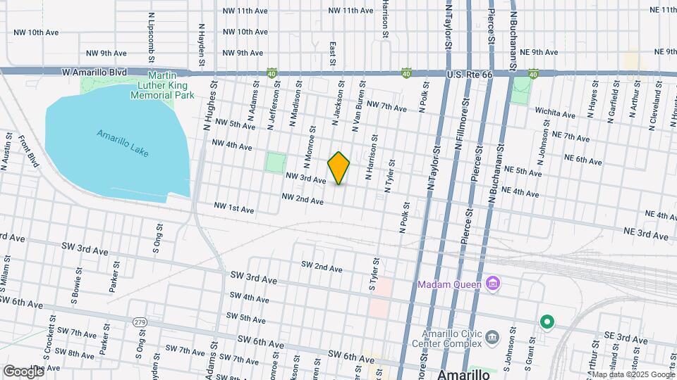 207 N Van Buren St Map and Location Details