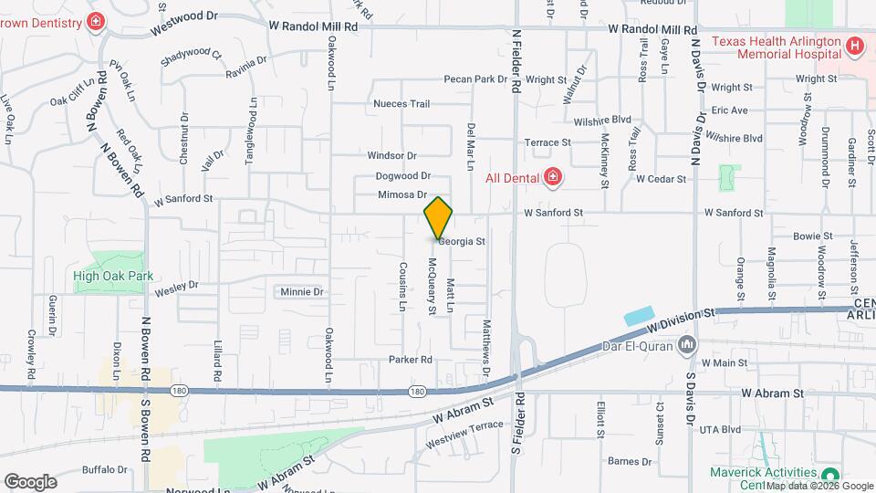 629 McQueary St Map and Location Details