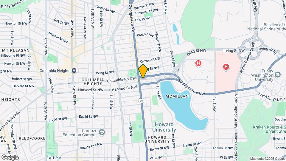 650 Hobart Pl NW Map and Location Details