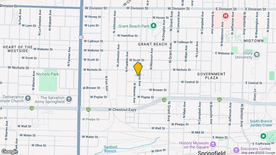 917 N Broadway Ave, Unit A Map and Location Details