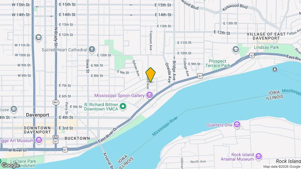 906 Charlotte St, Unit 906 Map and Location Details