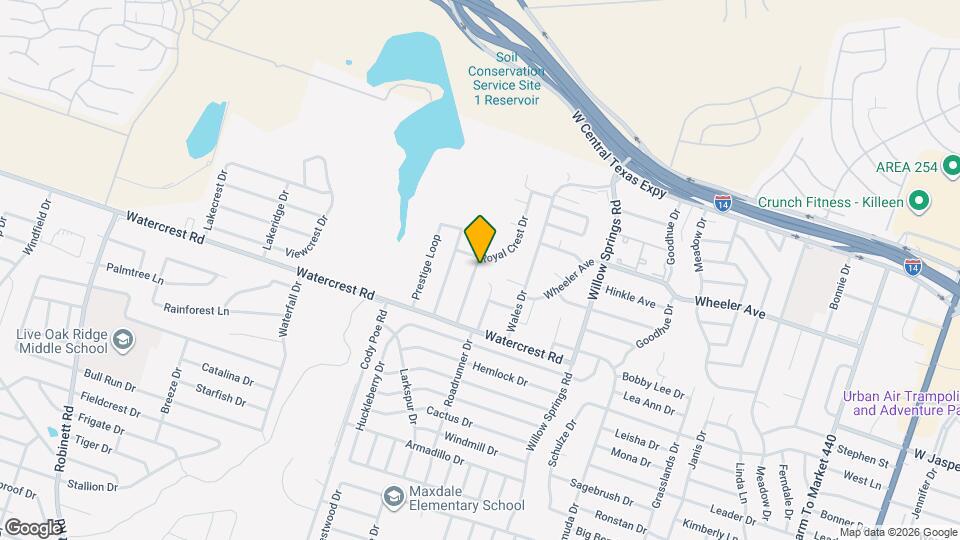1302 Westway Dr Mapa y Detalles de la Ubicación