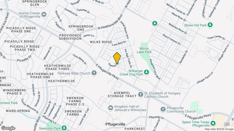 407 Katmai Cir Map and Location Details