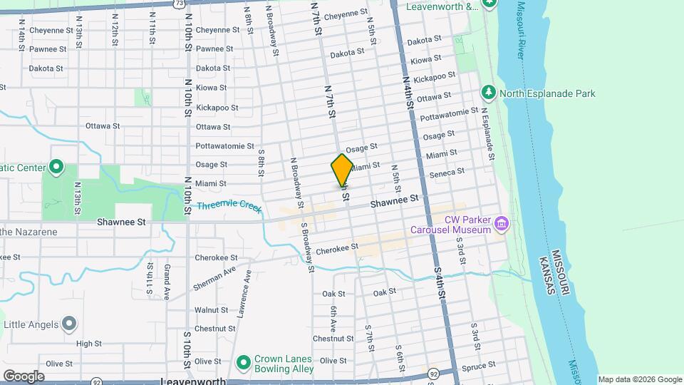 117 N 7th St Map and Location Details