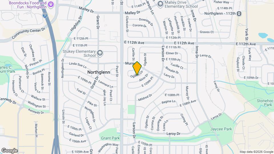 888 Ogden Cir Map and Location Details