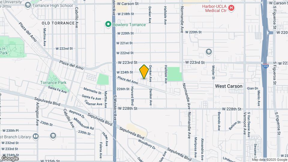 1523 Plaza Del Amo Map and Location Details