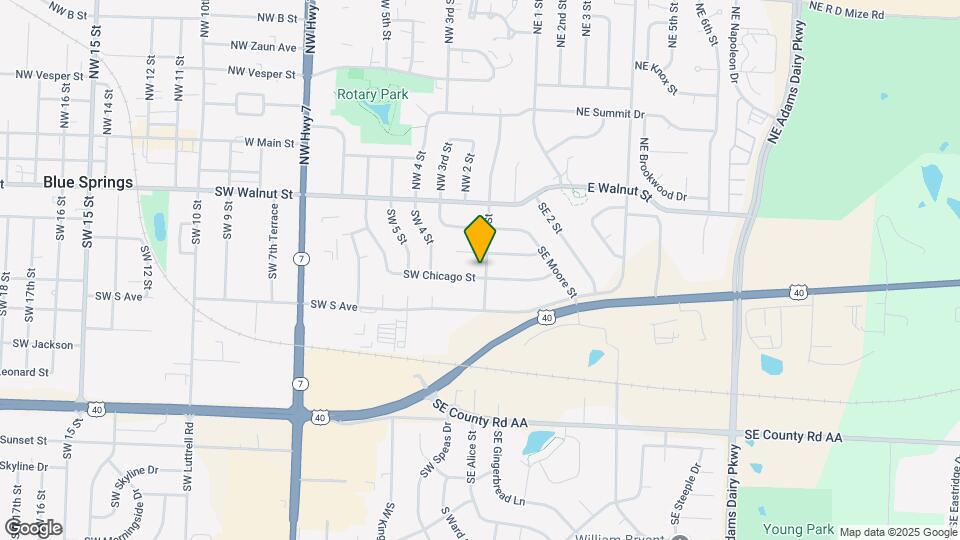 101 SW Chicago St Map and Location Details