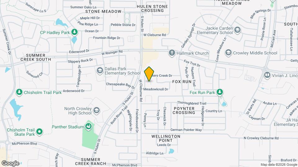 8724 Hunters Creek Ct Map and Location Details