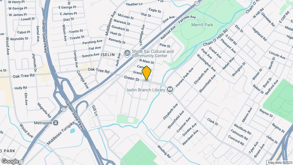 1167 Green St Map and Location Details