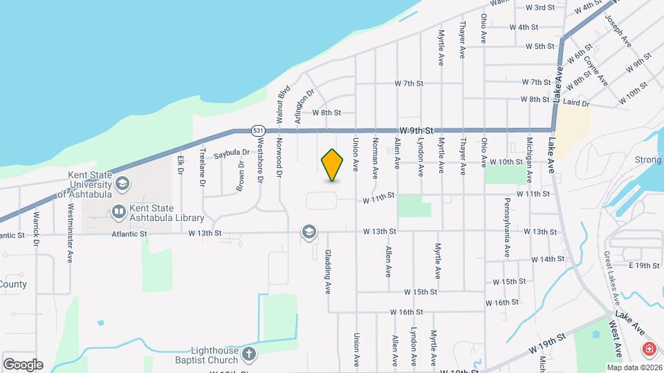2543 Burlingham Dr Map and Location Details