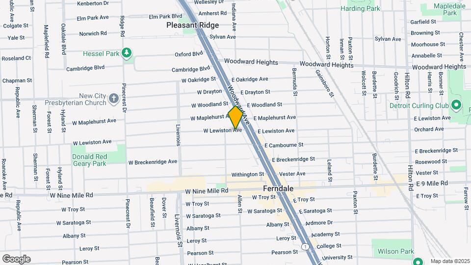 211 W Lewiston Ave Map and Location Details