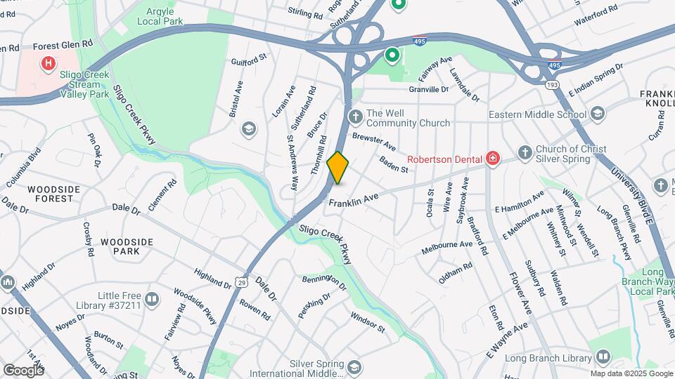 9407 Colesville Rd Map and Location Details
