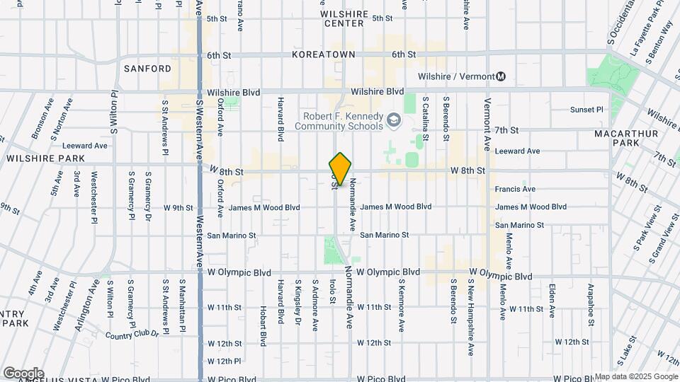 836 Irolo St Map and Location Details