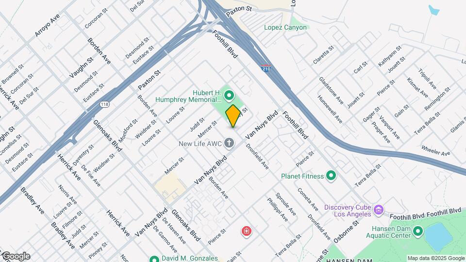 11531 Dronfield Ave Map and Location Details