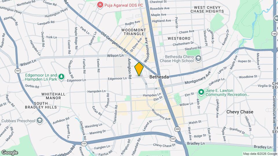 Edgemont at Bethesda Metro Map and Location Details
