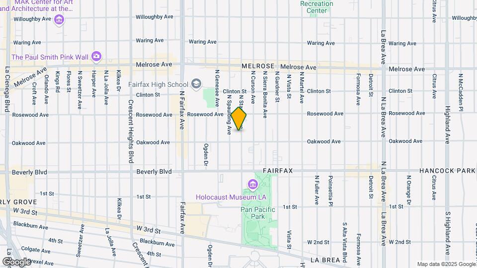 419 N Stanley Ave Mapa y Detalles de la Ubicación