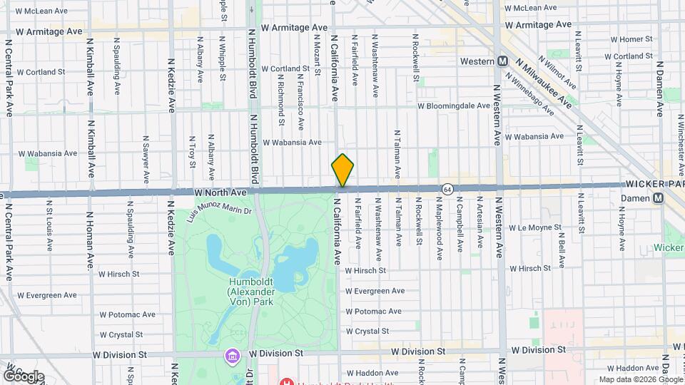 2753 W North Ave Mapa y Detalles de la Ubicación