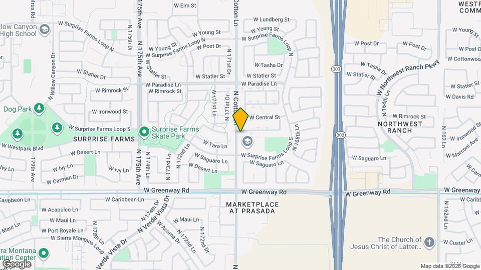 17065 W Marconi Ave Map and Location Details