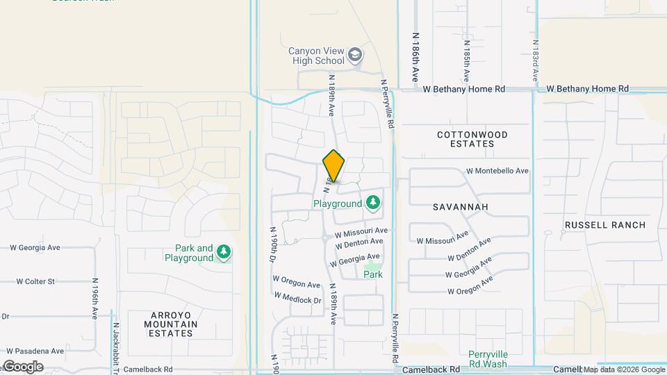 5630 N 188th Ln Map and Location Details