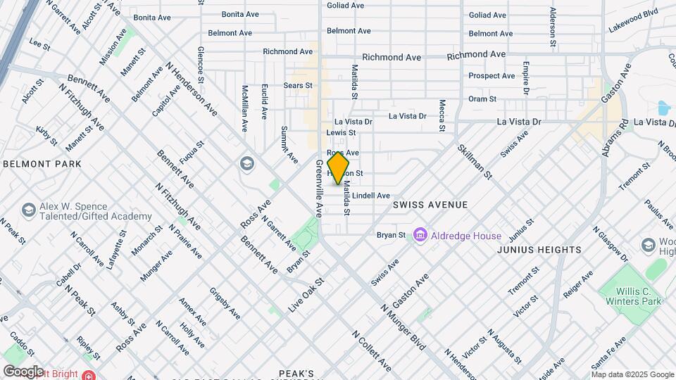 5613 Lindell Ave Map and Location Details