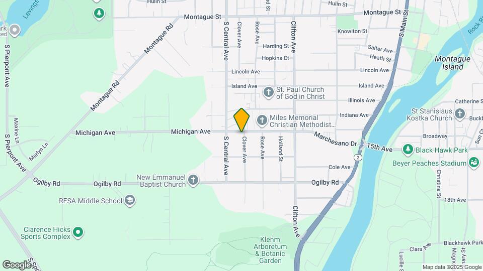 2205 Clover Ave Map and Location Details