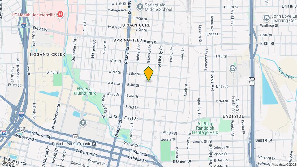 1409 N Market St Mapa y Detalles de la Ubicación