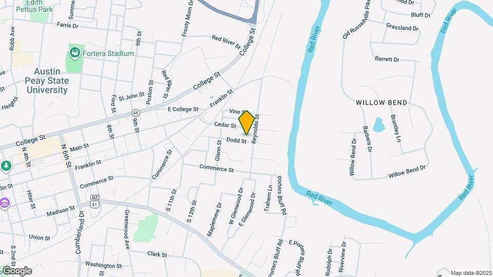 1253 Dodd St Map and Location Details