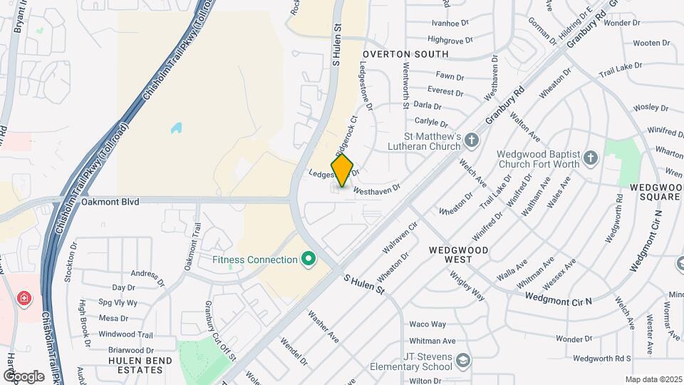 5821 Ridgerock Ct Map and Location Details