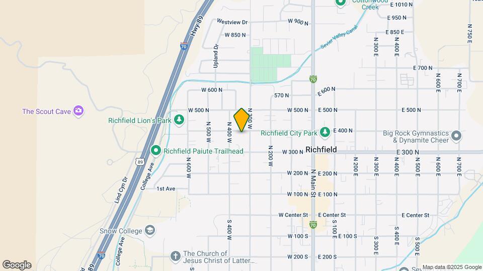345 W 400 N Map and Location Details