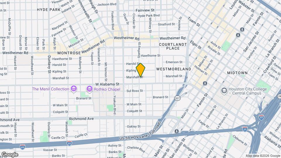 3717 Stanford St Map and Location Details
