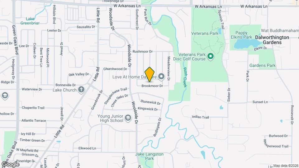 4101 Brookmoor Dr Map and Location Details