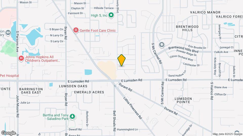 925 Terra Vista St Map and Location Details