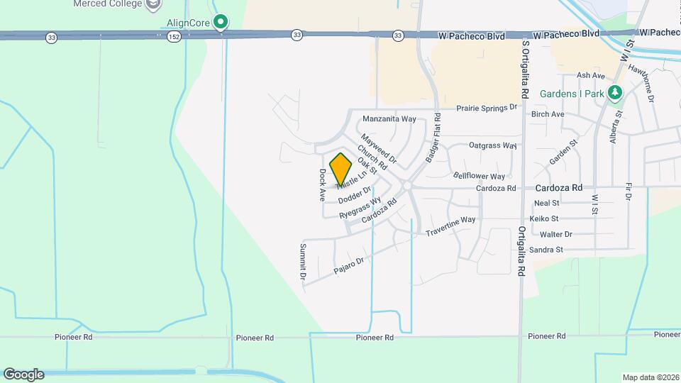 1663 Thistle Ln Map and Location Details