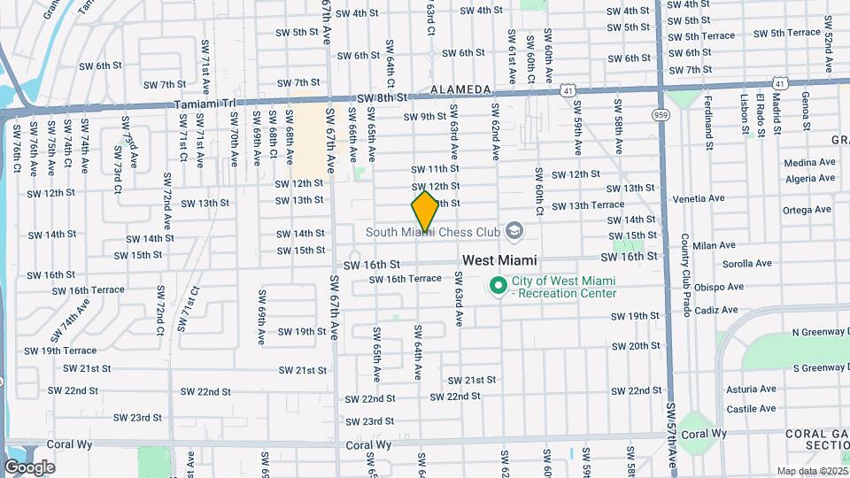 6377 SW 15th St Map and Location Details