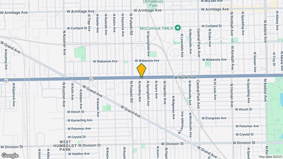 3921 W North Ave Map and Location Details