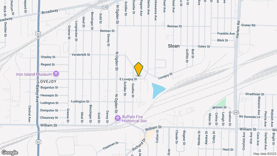 1326 E Lovejoy St Map and Location Details