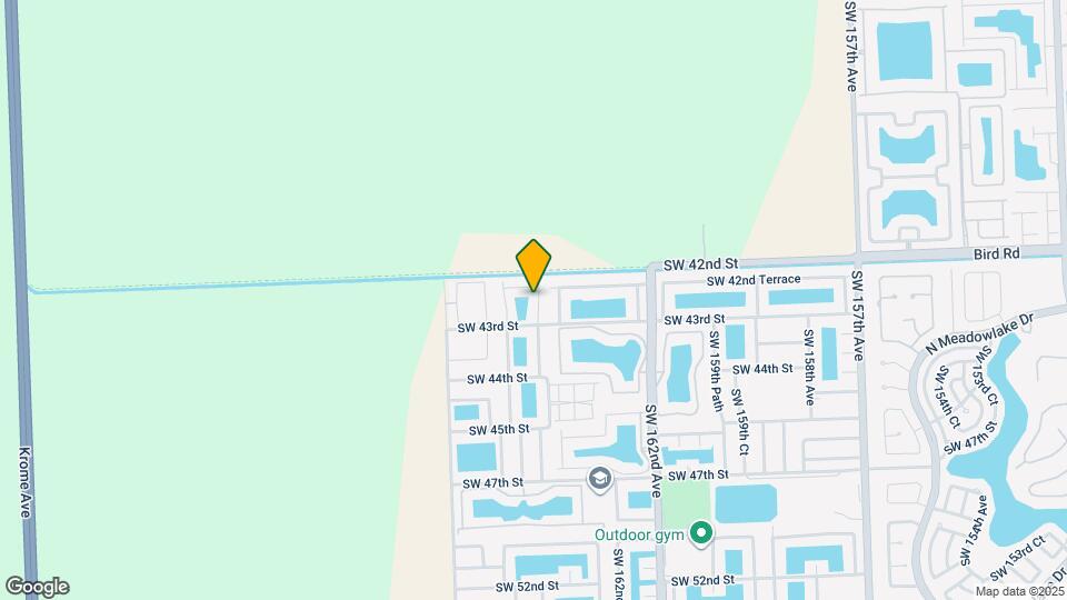 4236 SW 164th Ct Map and Location Details