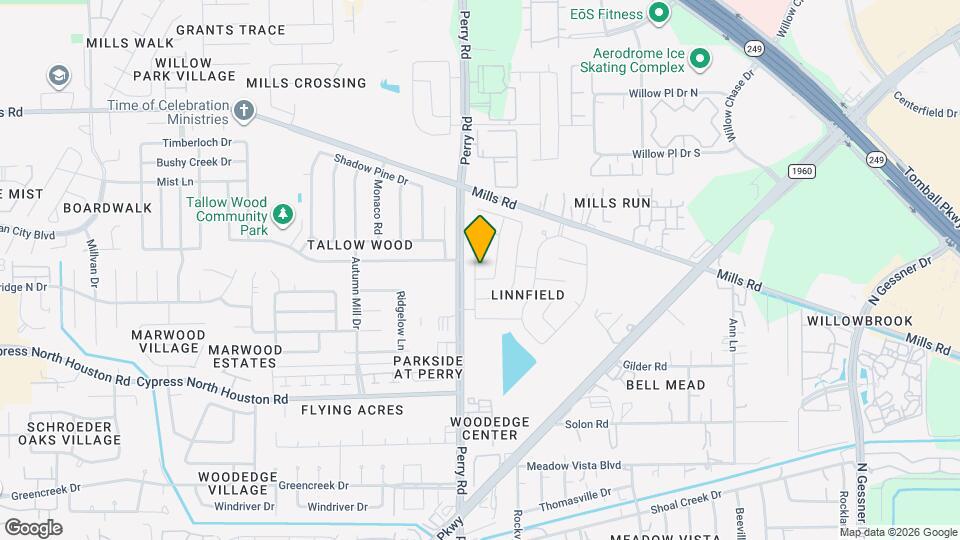 12534 Blinnwood Ln Mapa y Detalles de la Ubicación