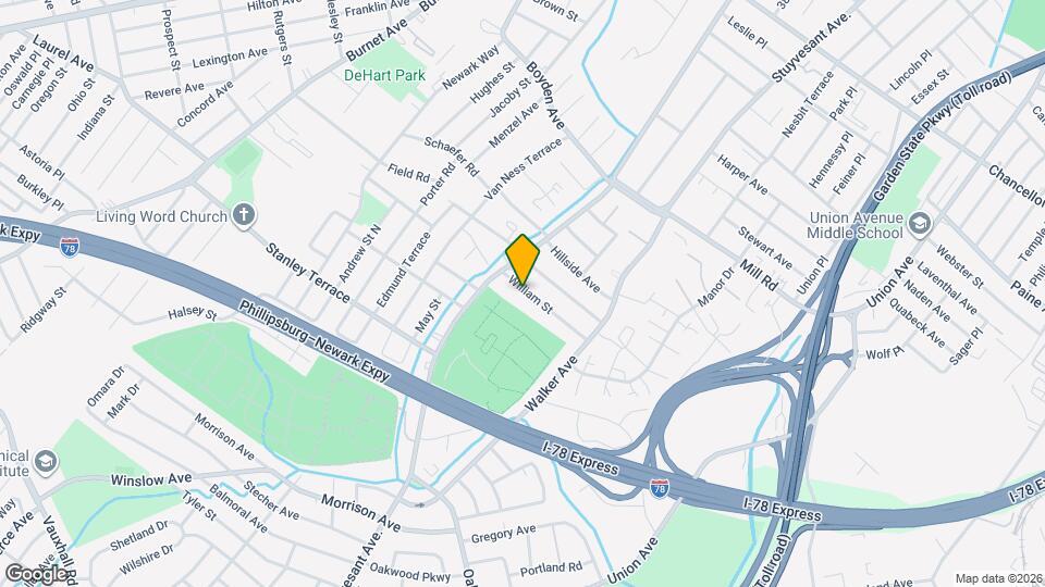 1974 William St, Unit 1 Map and Location Details