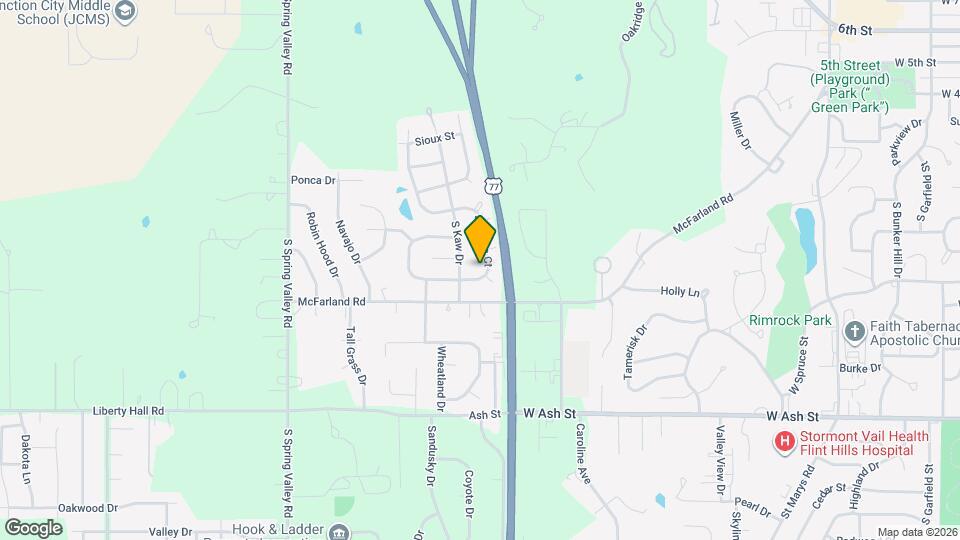 328 S Kiowa Ct Map and Location Details