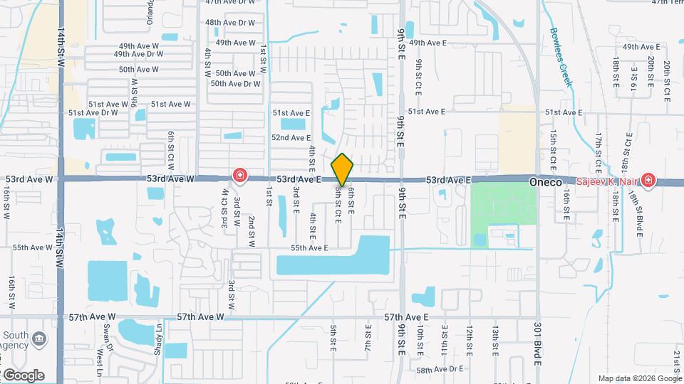 5311 5th St Ct E Mapa y Detalles de la Ubicación