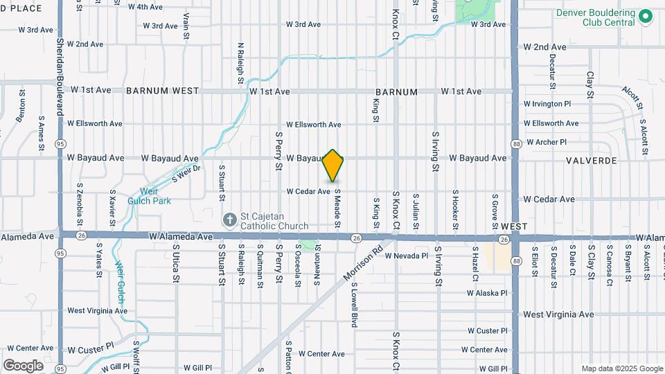 175 S Meade St Map and Location Details