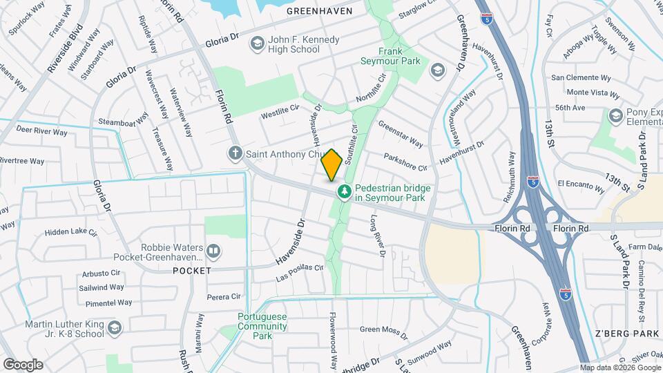 821 Florin Rd Map and Location Details