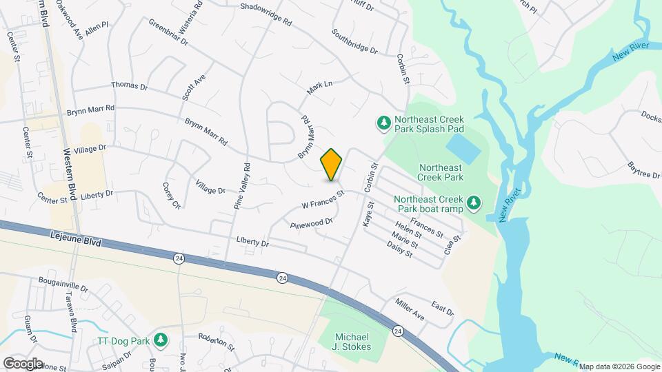 103 Pine Crest Dr Map and Location Details