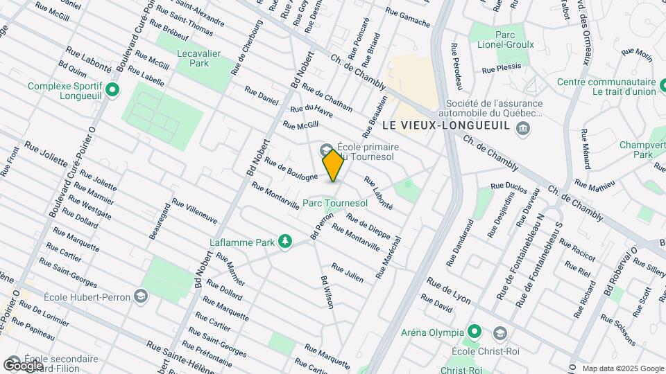 535 Beaubien Rue Map and Location Details