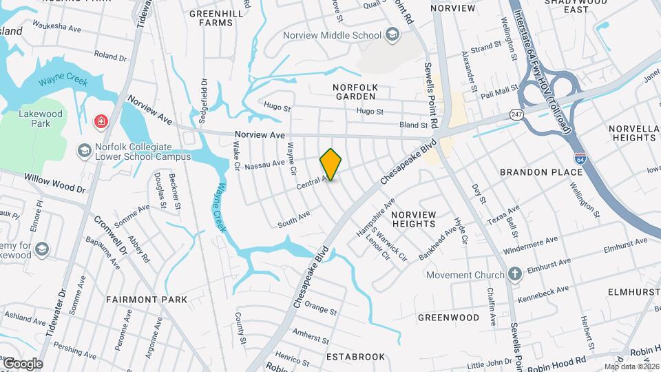 3746 Lenoir Cir Map and Location Details